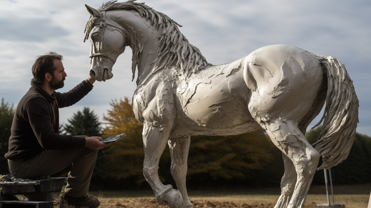 Chevaux dans les études d