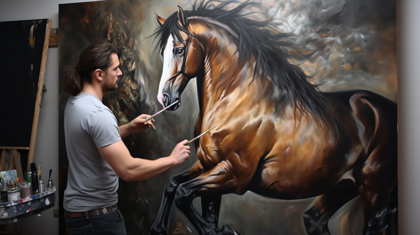 Chevaux dans les foires d